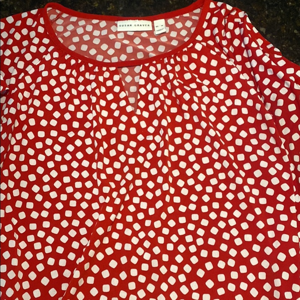 Susan Graver liquid Knit Shirt